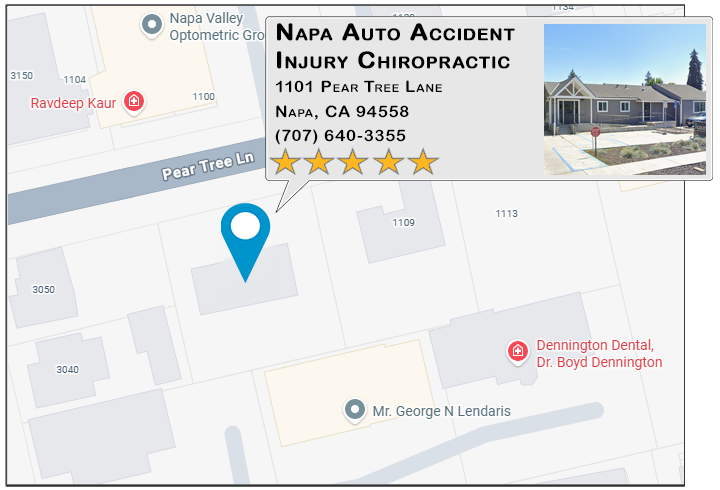Napa Auto Accident Injury Chiropractic on googlemap