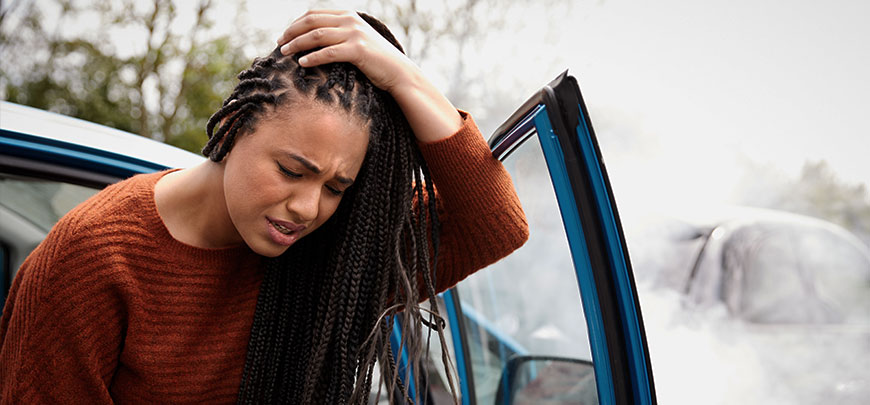 patient needing dizziness treatment in Napa after an auto accident