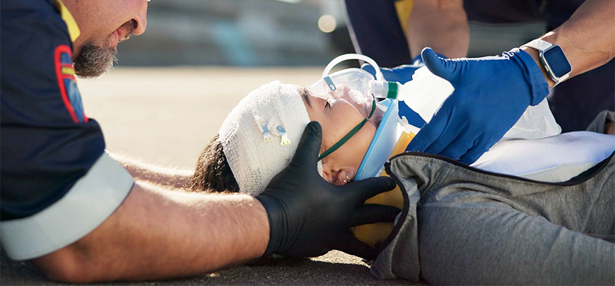 patient needing traumatic brain injury treatment in Napa after an auto accident