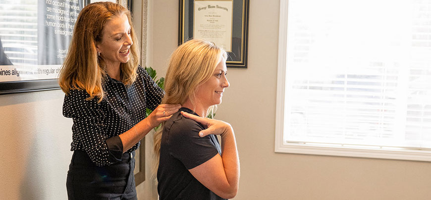 patient receiving active release technique in Napa for auto accident injury relief