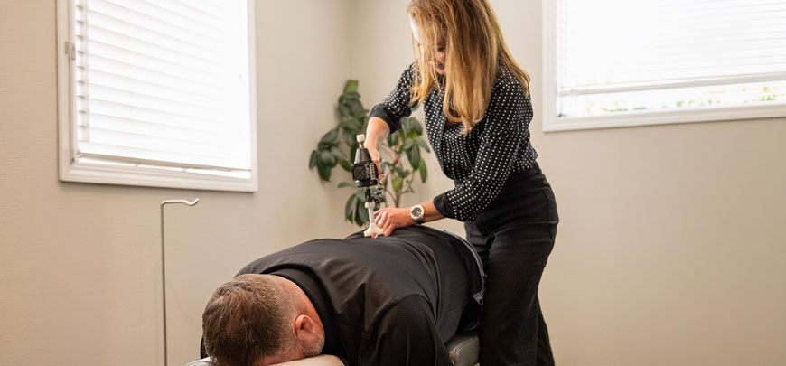 patient receiving arthrostim therapy in Napa for auto accident injury relief