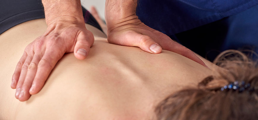 patient receiving diversified technique in Napa for auto accident injury relief