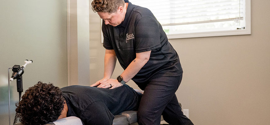 patient receiving network spinal care in Napa for auto accident injury relief